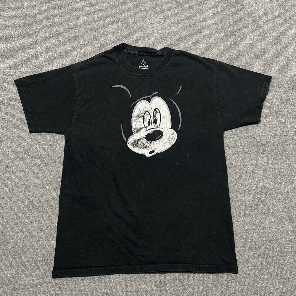 Disneyland Disney World Shirt Mens Medium Black Funny Mickey Mouse Graphic Tee